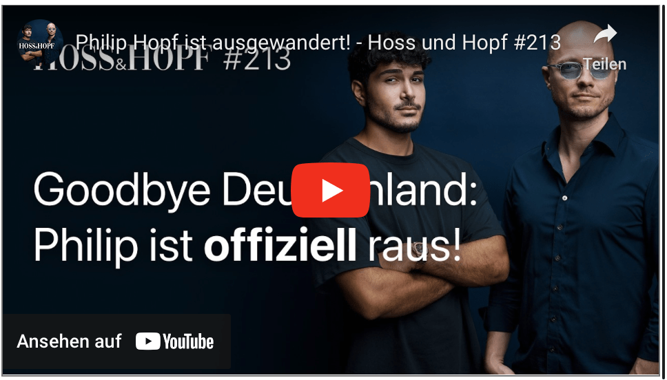 Philip Hopf ist ausgewandert! – Hoss und Hopf #213