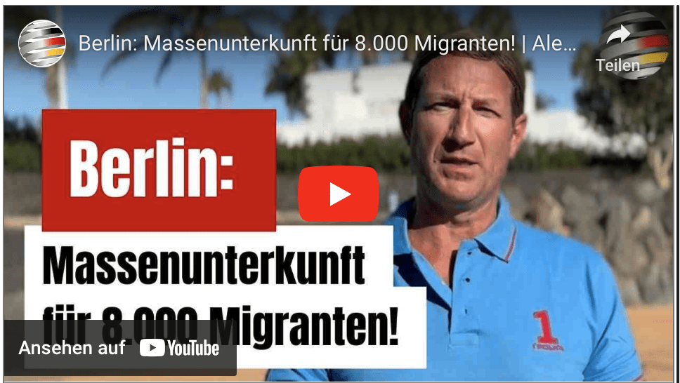 Berlin: Massenunterkunft für 8.000 Migranten!
