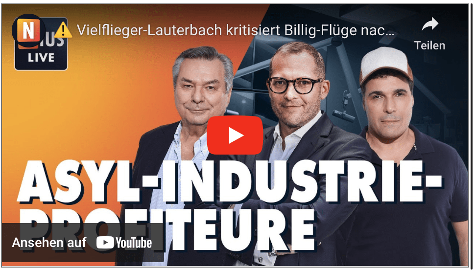 Vielflieger-Lauterbach kritisiert Billig-Flüge nach Mallorca!  NIUS Live am 21. Oktober 2024