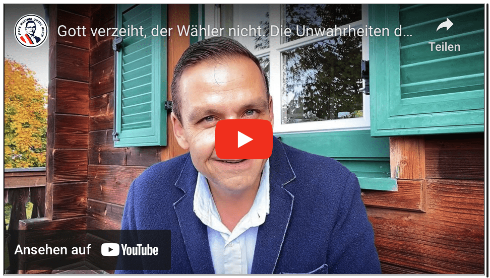 Gott verzeiht, der Wähler nicht. Die Unwahrheiten des Karl Nehammer!