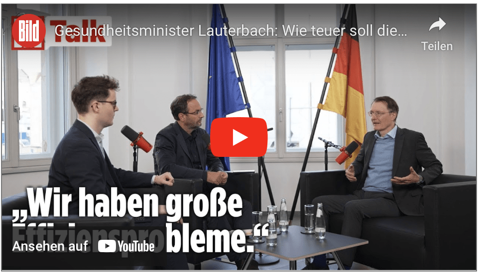 Gesundheitsminister Lauterbach: Wie teuer soll die Krankenkasse noch werden?