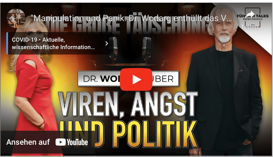 „Manipulation und Panik: Dr. Wodarg enthüllt das Virus-Theater“!