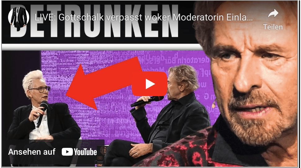 LIVE: Gottschalk verpasst woker Moderatorin Einlauf!