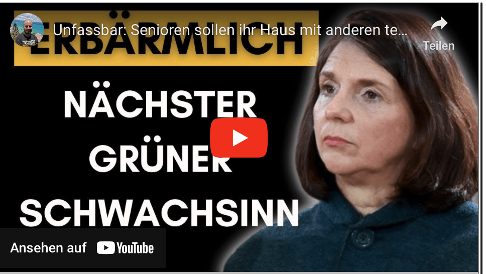 Unfassbar: Senioren sollen ihr Haus mit anderen teilen…….