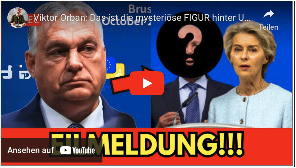 Viktor Orban: Das ist die mysteriöse FIGUR hinter Ursula von der Leyens Macht!!!