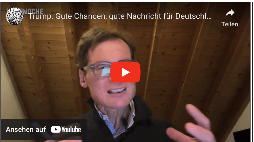 Trump: Gute Chancen, gute Nachricht für Deutschland – Weltwoche Daily DE