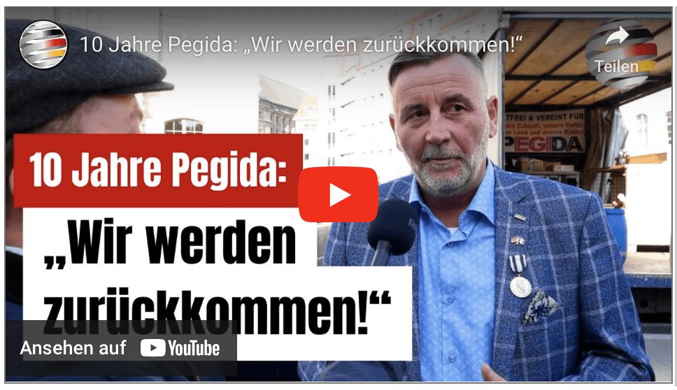 10 Jahre Pegida: „Wir werden zurückkommen!“