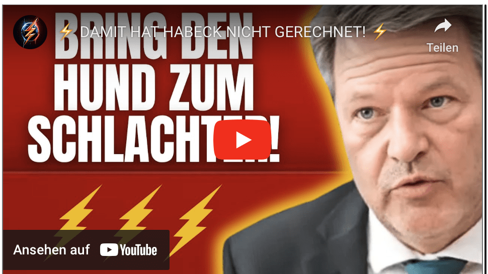 DAMIT HAT HABECK NICHT GERECHNET!