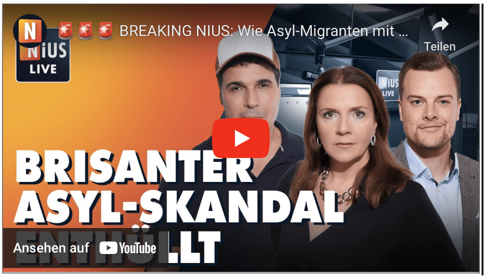 BREAKING NIUS: Wie Asyl-Migranten mit Pflegekindern abkassieren