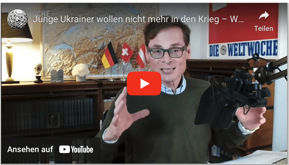 Junge Ukrainer wollen nicht mehr in den Krieg – Weltwoche Daily DE