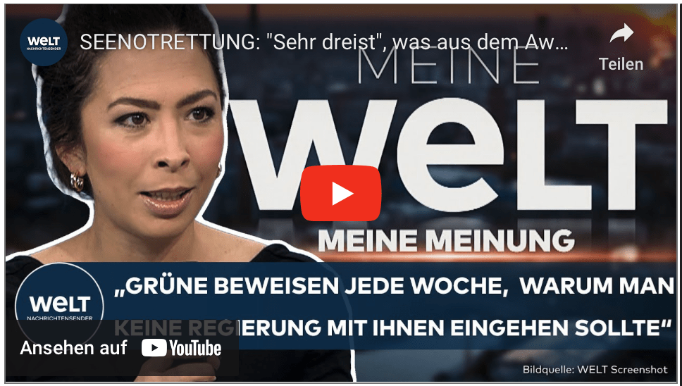 SEENOTRETTUNG: „Sehr dreist“, was aus dem Awärtigen Amt kommt – Anna Schneider | MEINUNG