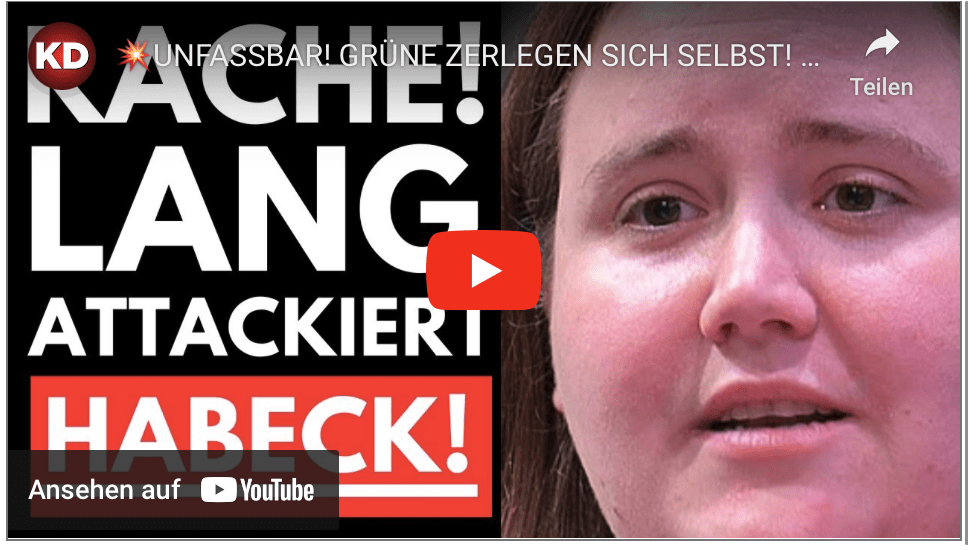 UNFASSBAR! GRÜNE ZERLEGEN SICH SELBST! LANG ENTLARVT HABECK LÜGEN?!