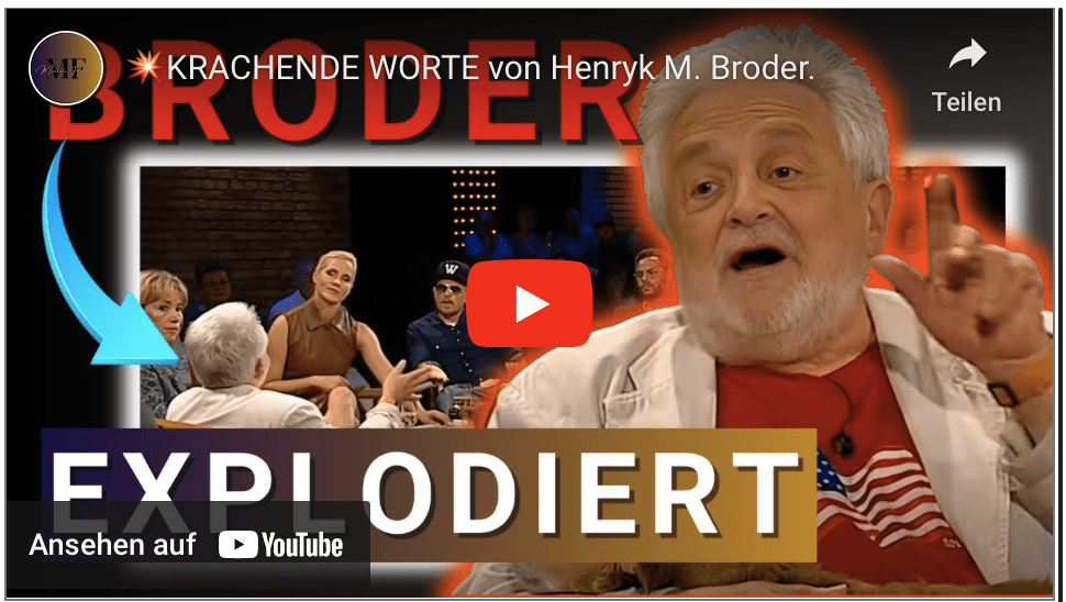 KRACHENDE WORTE von Henryk M. Broder!