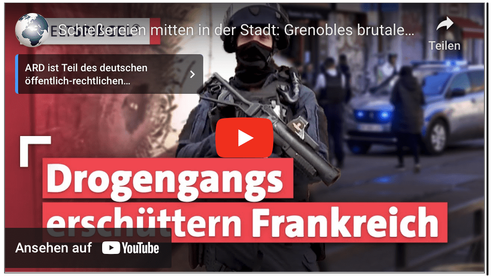 Schießereien mitten in der Stadt: Grenobles brutaler Drogenkrieg | Weltspiegel