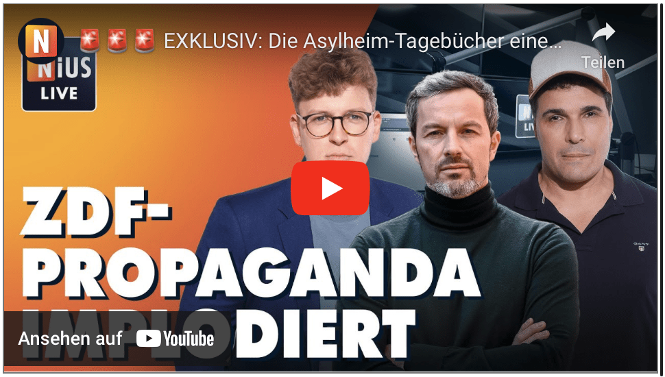 EXKLUSIV: Die Asylheim-Tagebücher eines Insiders | NIUS Live am 23. Oktober 2024