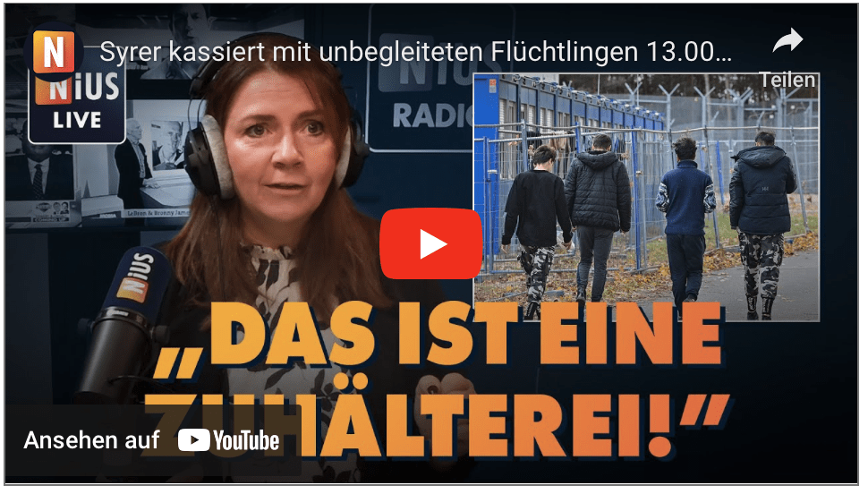 Syrer kassiert mit unbegleiteten Flüchtlingen 13.000 Euro pro Monat!
