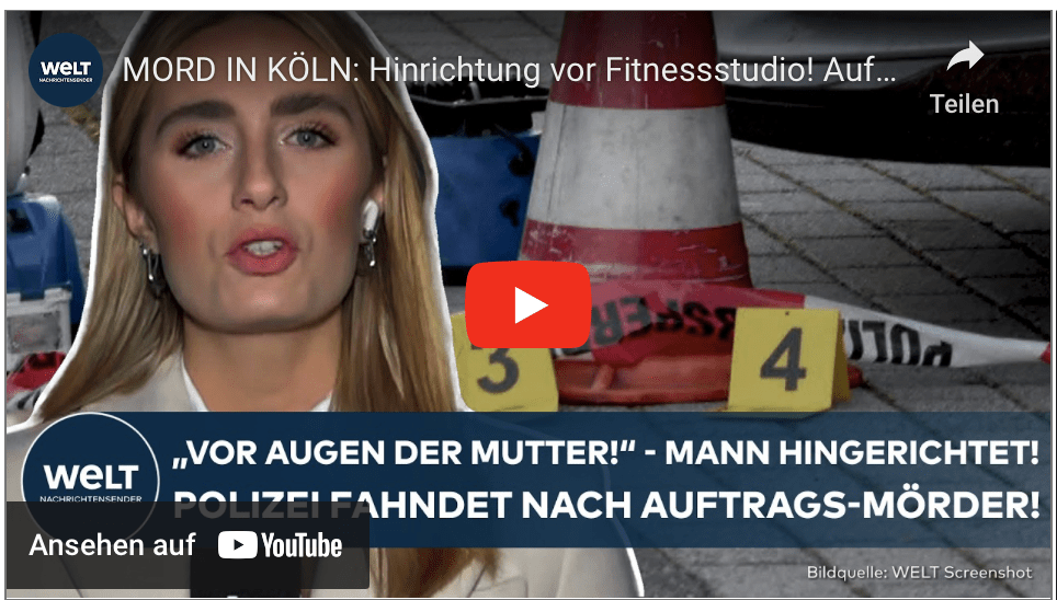 MORD IN KÖLN: Hinrichtung vor Fitnessstudio! Auftragsmord aus Rocker-Milieu von Hasan O.?