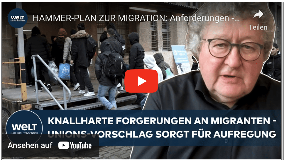 HAMMER-PLAN ZUR MIGRATION: Anforderungen – Nur extrem Integrationswillige sollen bleiben dürfen!