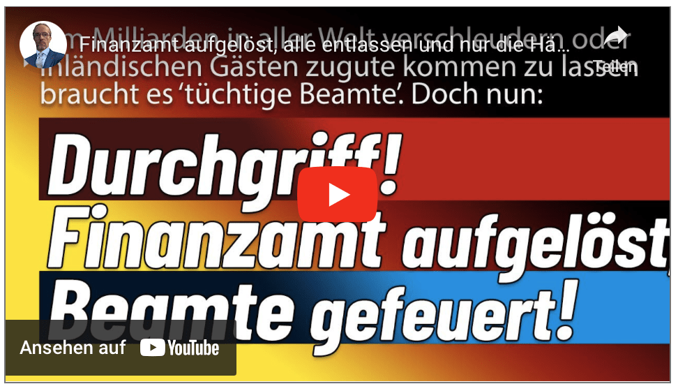 Finanzamt aufgelöst, alle entlassen und nur die Hälfte zu deutlich weniger wieder eingestellt. Läuft