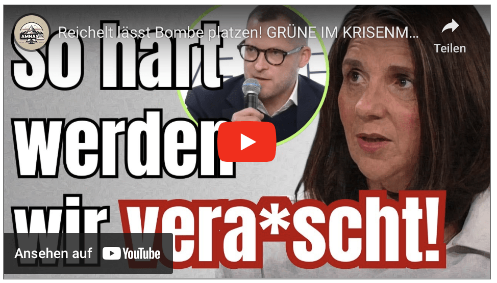Reichelt lässt Bombe platzen! GRÜNE IM KRISENMODUS!