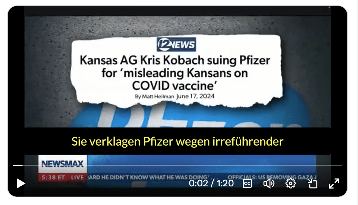 Fehlgeburten: Pfizer wegen irreführender Angaben zu Covid19-Immpfungen verklagt!