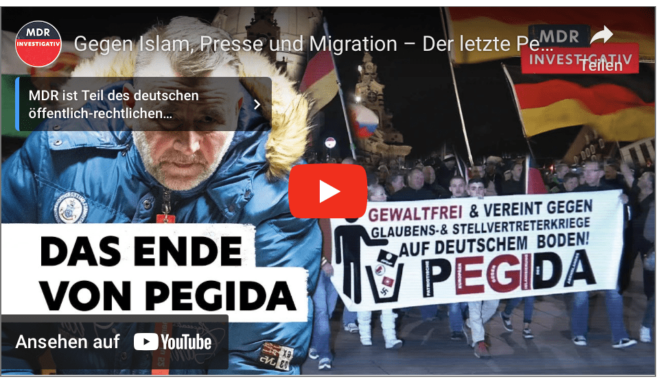 Gegen Islam, Presse und Migration – Der letzte Pegida-Protest in Dresden | Doku
