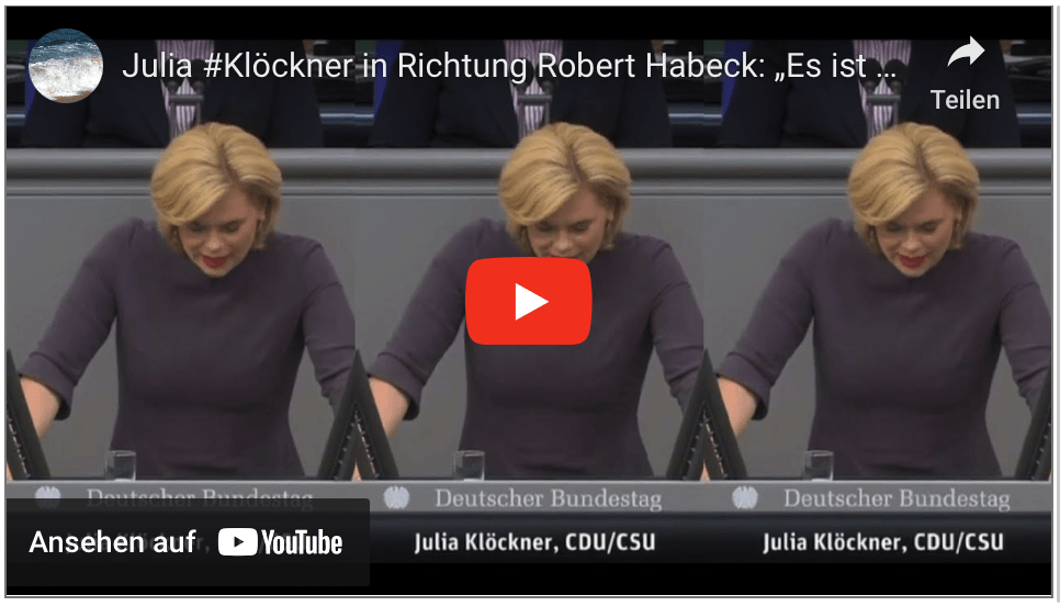 Julia #Klöckner in Richtung Robert Habeck: „Es ist eine schiere Katastrophe“ #habeck #grüne #cdu