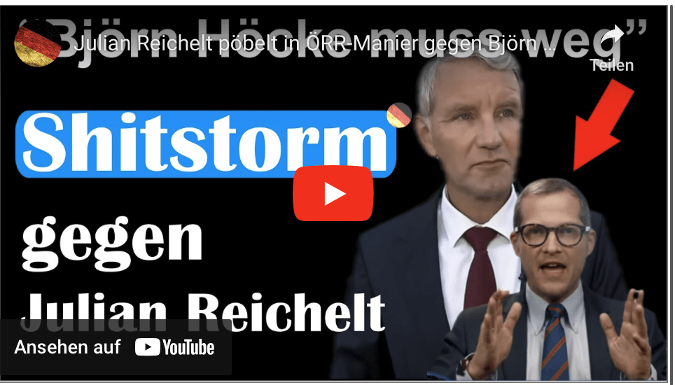 Julian Reichelt pöbelt in ÖRR-Manier gegen Björn Höcke