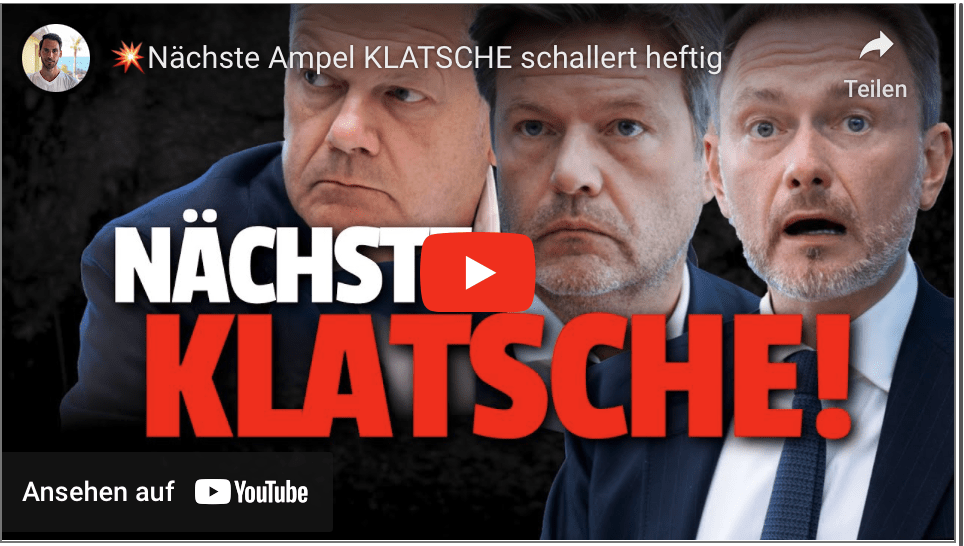 Nächste Ampel KLATSCHE schallert heftig