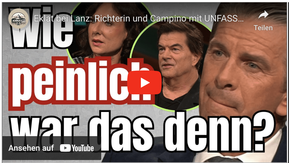 Eklat bei Lanz: Richterin und Campino mit UNFASSBAREN AUSSAGEN!