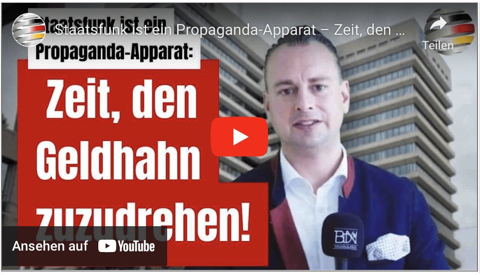 Staatsfunk ist ein Propaganda-Apparat – Zeit, den Geldhahn zuzudrehen! | Benjamin Nolte (AfD)