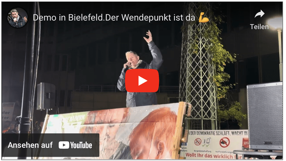 Demo in Bielefeld.Der Wendepunkt ist da!