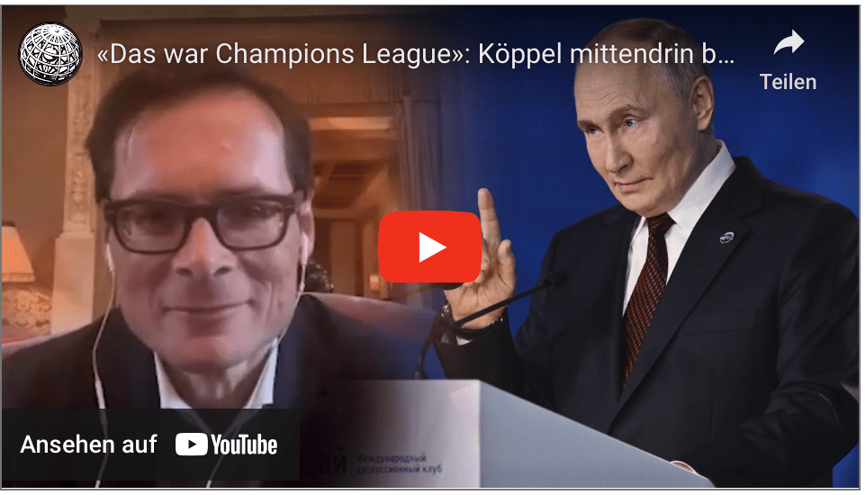 «Das war Champions League»: Köppel mittendrin bei Putins Vier-Stunden-Auftritt in Sotschi