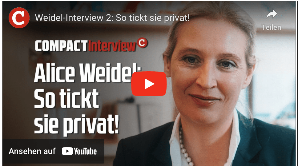 Weidel-Interview 2: So tickt sie privat!