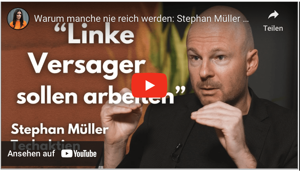 Warum manche nie reich werden: Stephan Müller @Techaktien im Gespräch über Finanzen und Erfolg