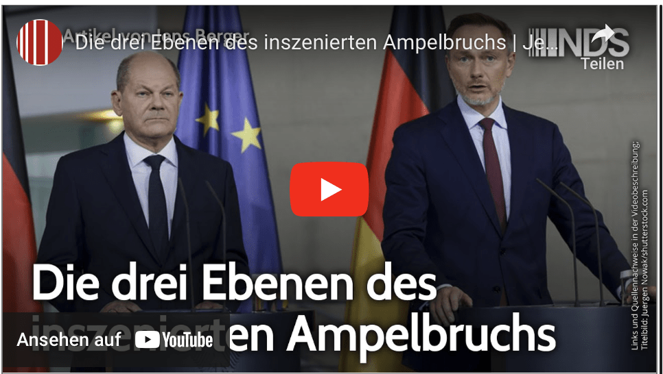 Die drei Ebenen des inszenierten Ampelbruchs | Jens Berger | NDS