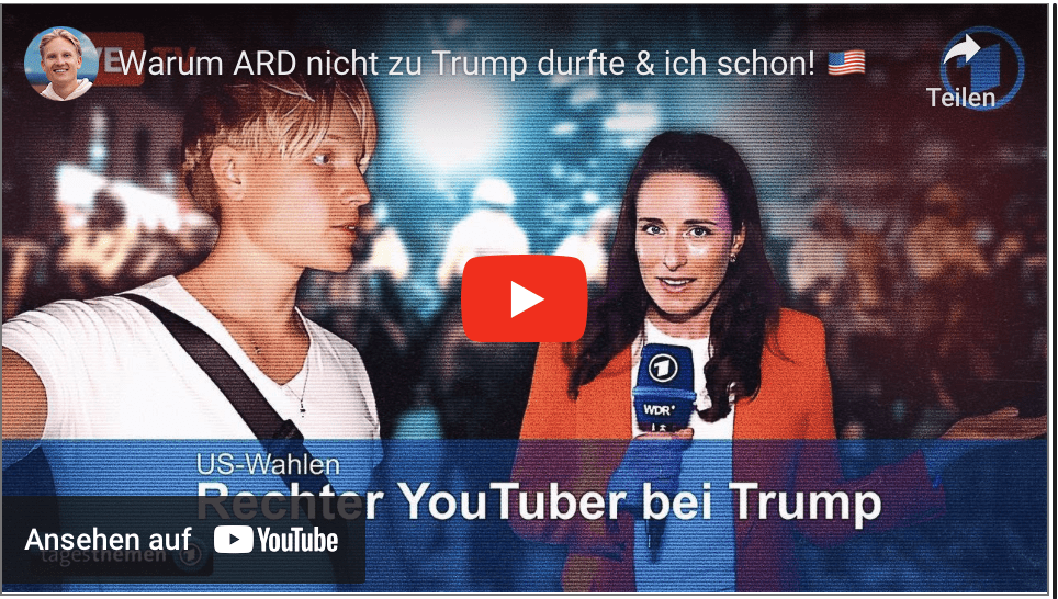 Warum ARD nicht zu Trump durfte & ich schon!