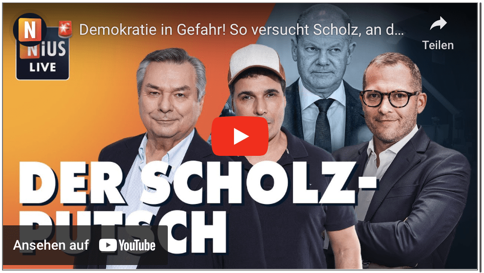 Demokratie in Gefahr! So versucht Scholz, an der Macht zu bleiben | NIUS Live am 11. November 2024