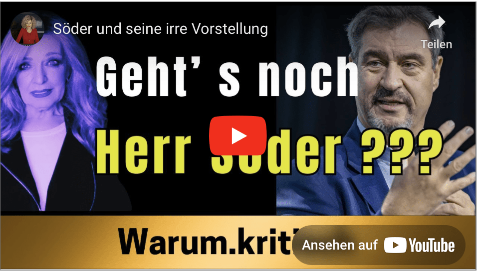Söder und seine irre Vorstellung