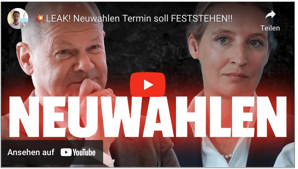 LEAK! Neuwahlen Termin soll FESTSTEHEN!!