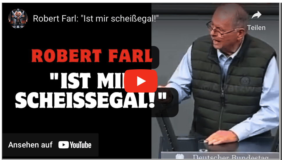 Robert Farl: „Ist mir scheißegal!“