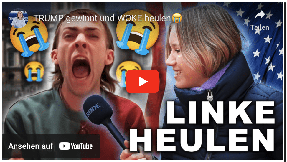 TRUMP gewinnt und WOKE heulen