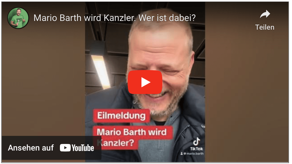 Mario Barth wird Kanzler. Wer ist dabei?