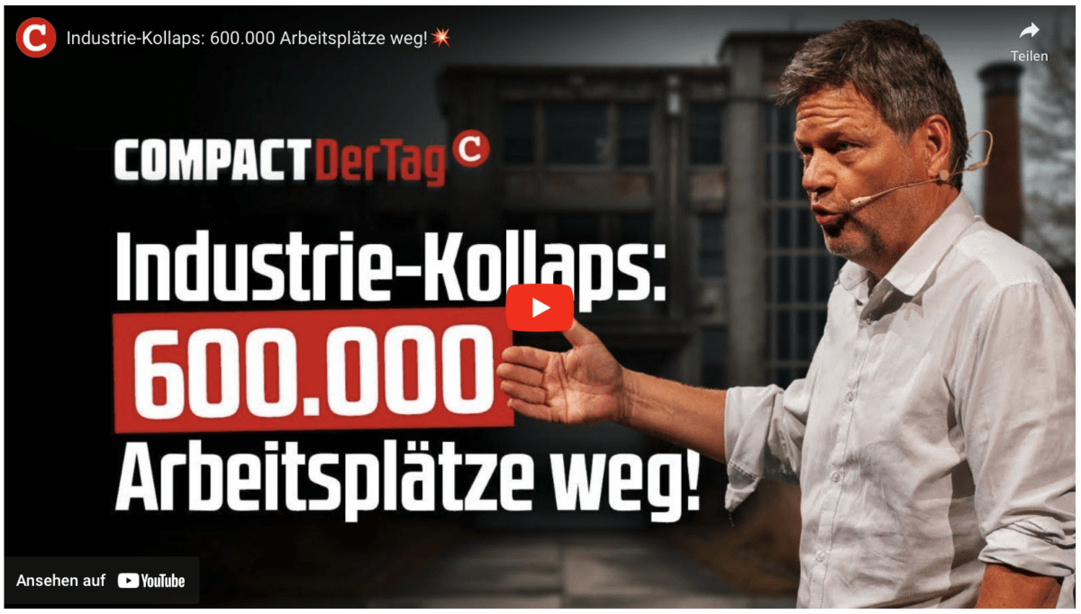 Industrie-Kollaps: 600.000 Arbeitsplätze weg!