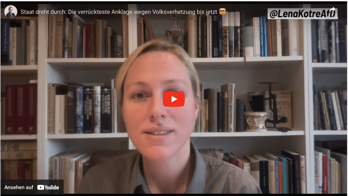 Staat dreht durch: Die verrückteste Anklage wegen Volksverhetzung bis jetzt 