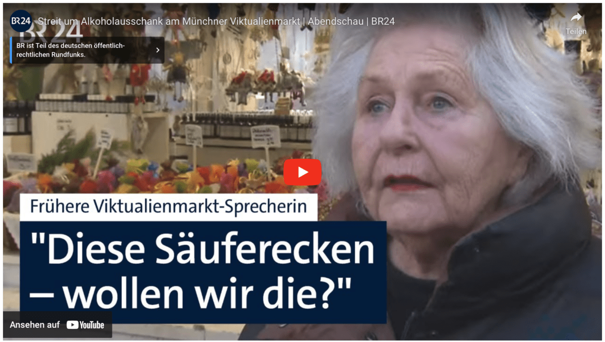 Streit um Alkoholausschank am Münchner Viktualienmarkt | Abendschau | BR24