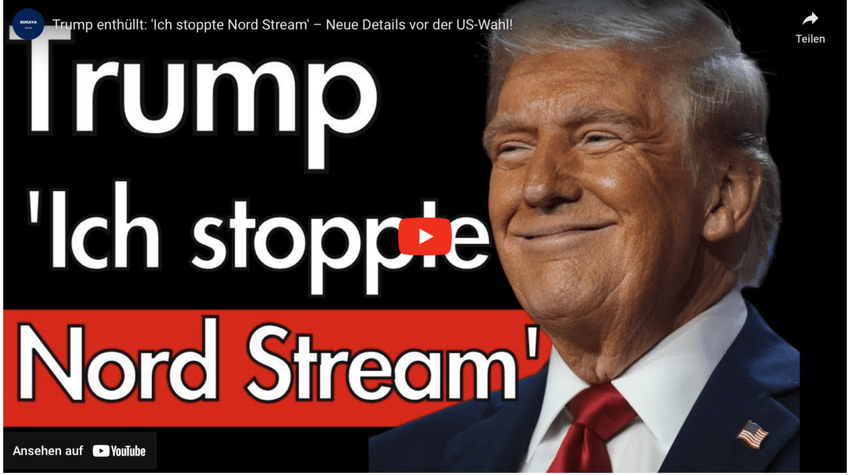 Trump enthüllt: ‚Ich stoppte Nord Stream‘ – Neue Details vor der US-Wahl!