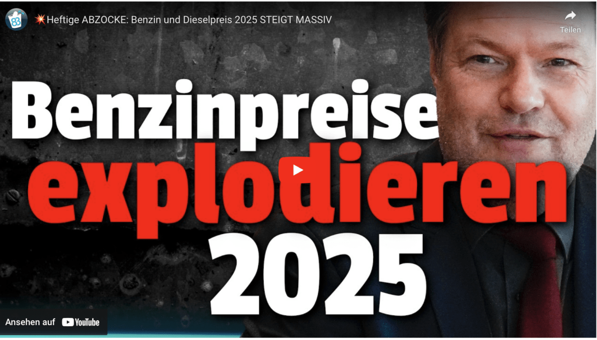 Heftige ABZOCKE: Benzin und Dieselpreis 2025 STEIGT MASSIV