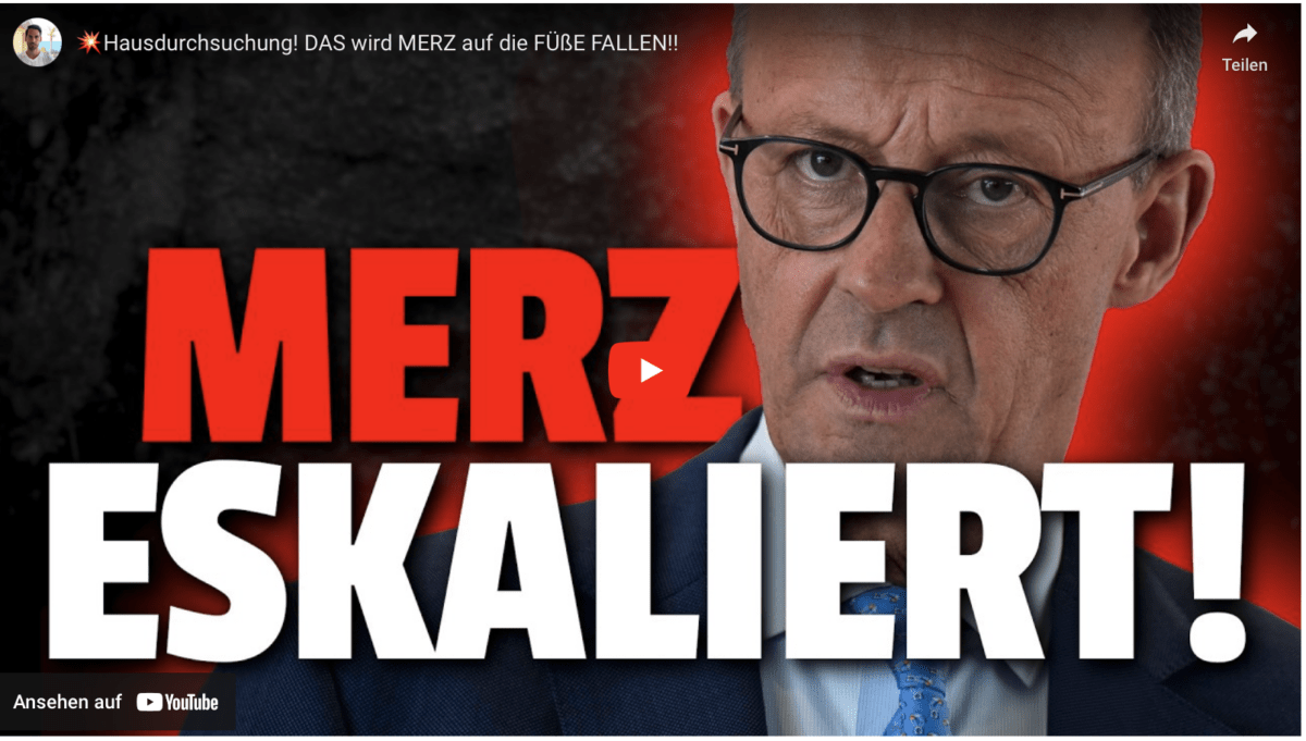 Hausdurchsuchung! DAS wird MERZ auf die FÜßE FALLEN!!