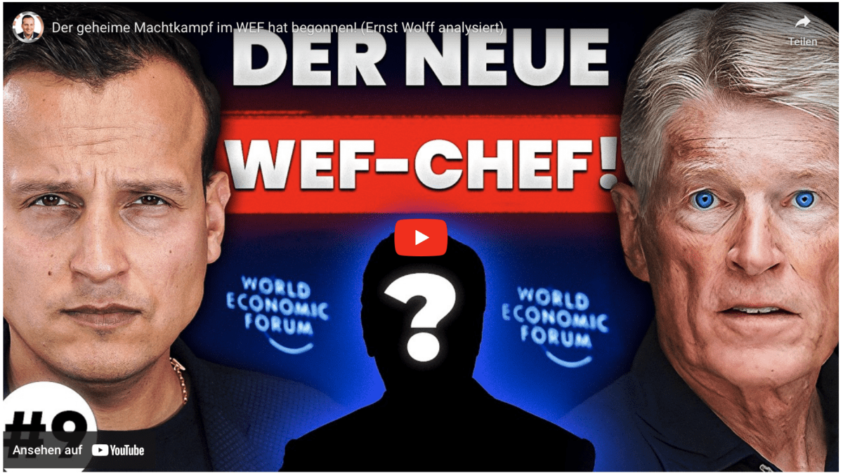 Der geheime Machtkampf im WEF hat begonnen! (Ernst Wolff analysiert)
